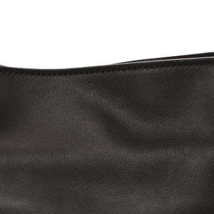 Loewe Calfskin Mini Flamenco Knot Clutch Chocolate 7 of 9