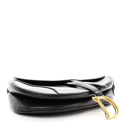 Christian Dior Calfskin Saddle Bag Black 4 of 11