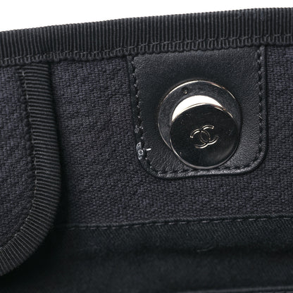 Chanel Mixed Fibers Small Deauville Tote Black 11 of 12