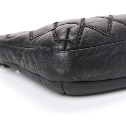 Chanel Lambskin Double Stitched Shoulder Bag Black 8 of 14