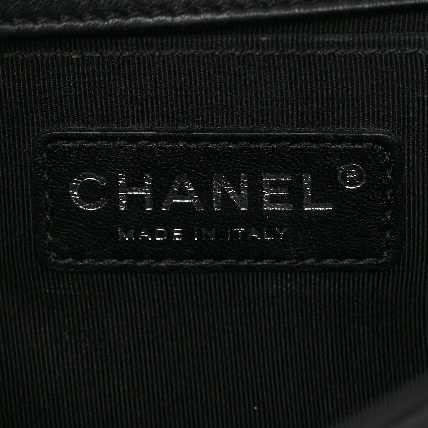 Calfskin Quilted Medium Boy Flap Black
