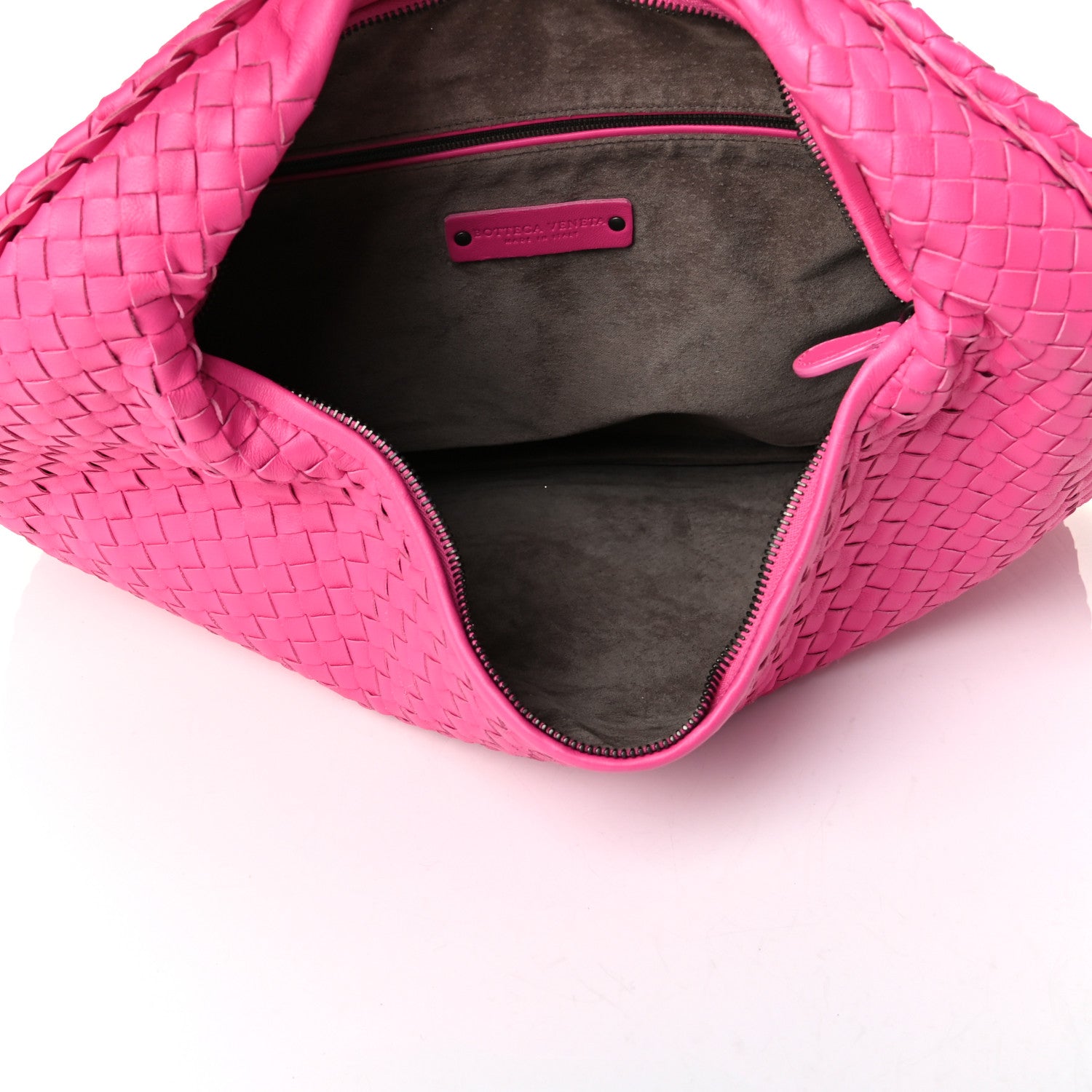 Bottega Veneta Nappa Intrecciato Large Veneta Hobo Rosa Shock 4 of 6