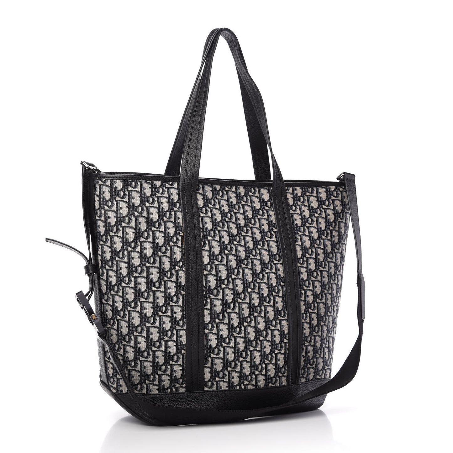 HOMME Oblique Grained Calfskin Tote Blue