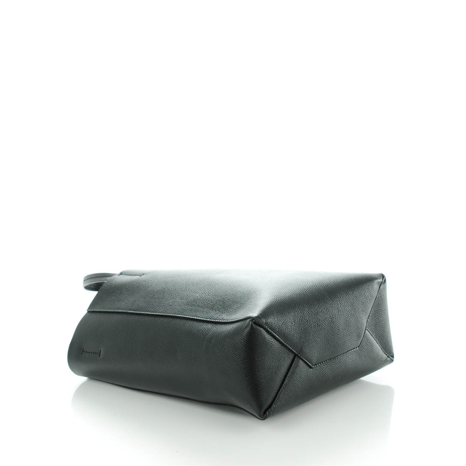Celine Grained Calfskin Small Vertical Cabas Black 4 of 8
