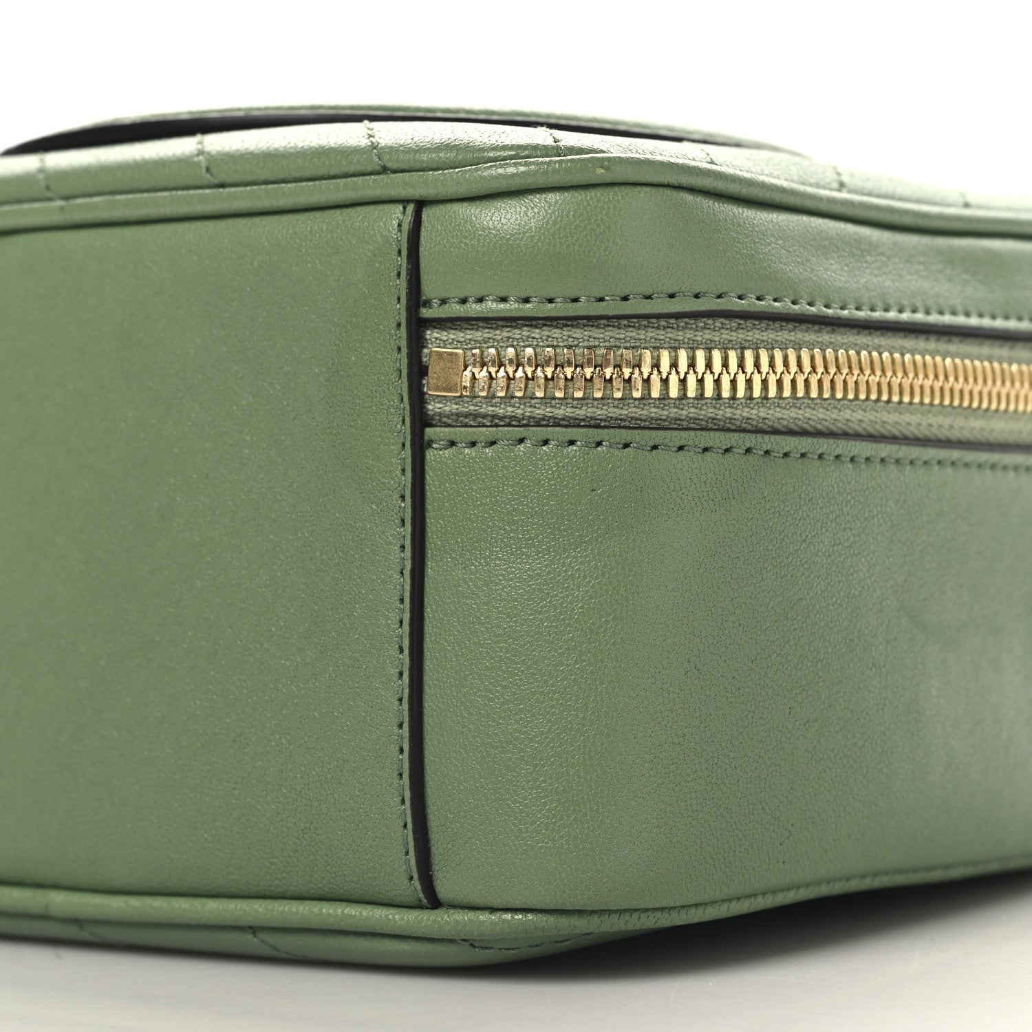 Gucci Sakai Be Green Calfskin Diagonal Stitched Small Blondie Shoulder Bag Light Green 10 of 11