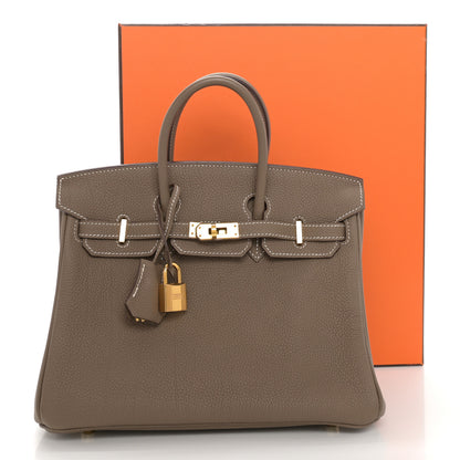 Hermes Togo Birkin 25 Etoupe 16 of 16