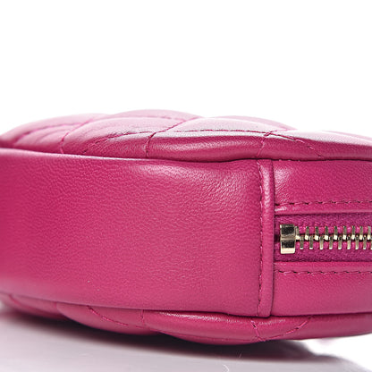 Chanel Wool Tweed Lambskin Quilted 19 Wallet On Chain WOC and Coin Purse Fuchsia 16 of 17