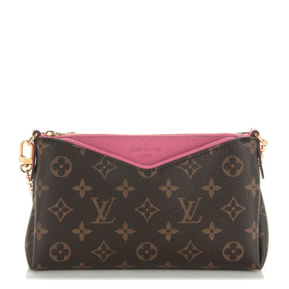 Louis Vuitton Monogram Pallas Clutch Rose Fizzy 1 of 7