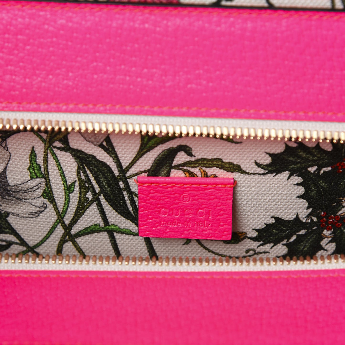 Canvas Medium Flora Tote Fuchsia