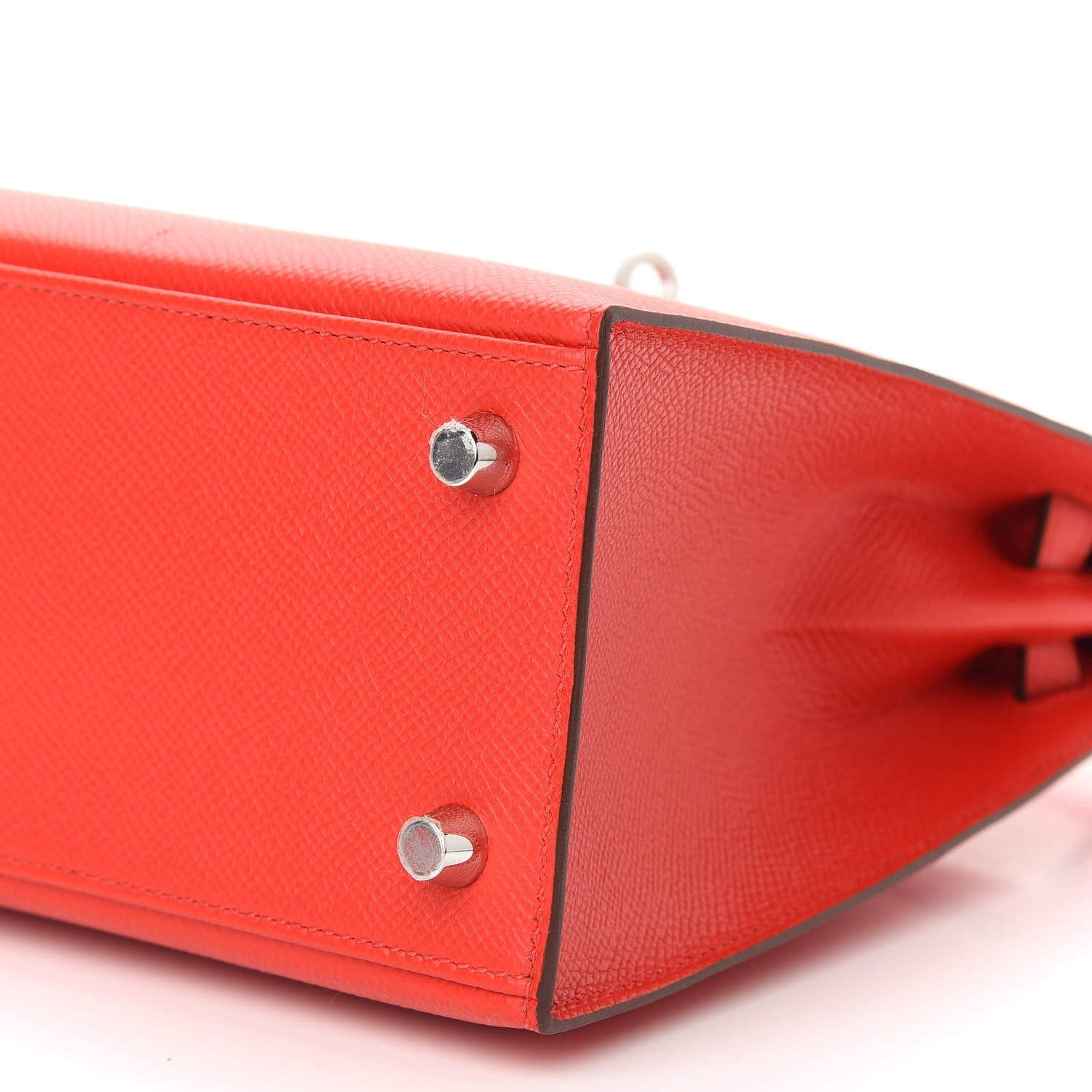 Hermes Epsom Verso Kelly Sellier 25 Rouge De Coeur Rouge Grenat 8 of 8