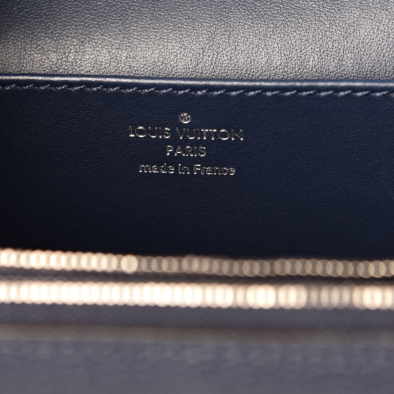 Louis Vuitton Grained Calfskin Vivienne NM Blue Marine 6 of 9