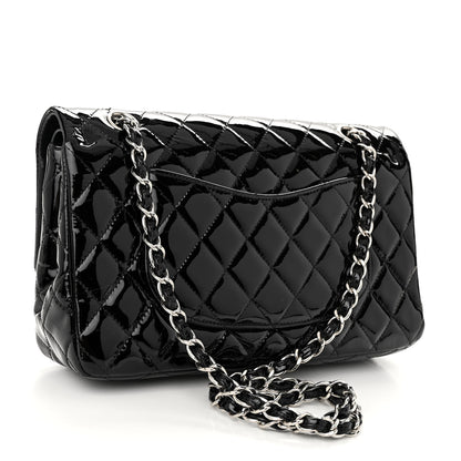 Chanel Patent Quilted Medium Double Flap Black 3 of 10