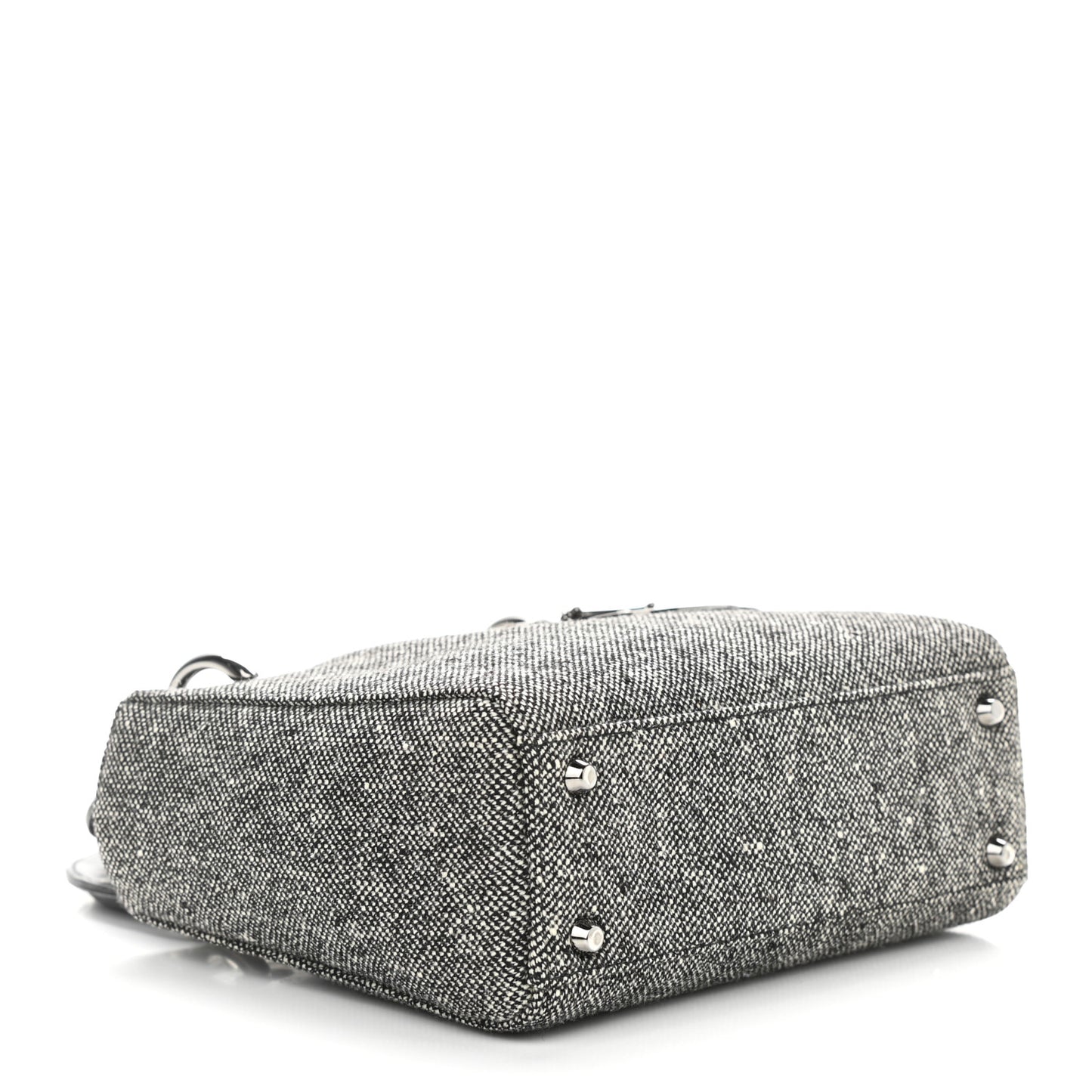 Tweed Mini Lady Dior Black