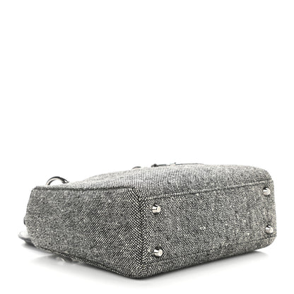 Christian Dior Tweed Mini Lady Dior Black 4 of 10