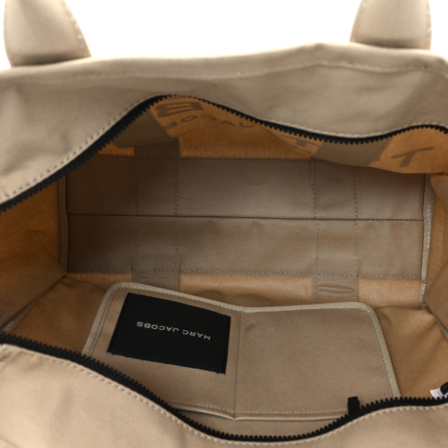 Marc Jacobs Cotton Canvas Large The Tote Bag Beige 5 of 11