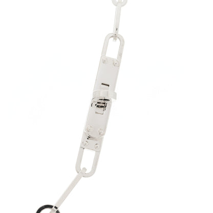 Hermes Sterling Silver Kelly Chaine Lariat Necklace 5 of 6