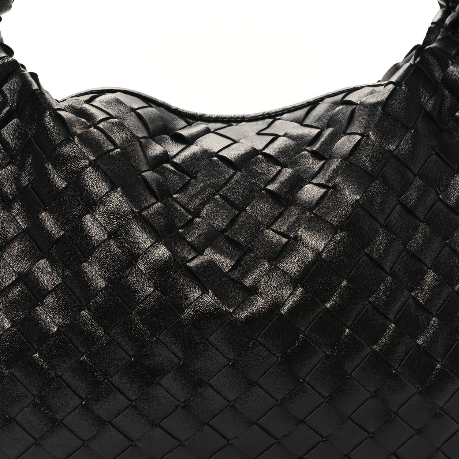 Bottega Veneta Calfskin Intrecciato Small Hop Black 8 of 12