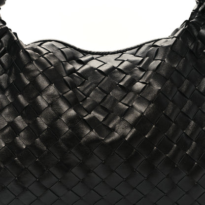 Bottega Veneta Calfskin Intrecciato Small Hop Black 8 of 12