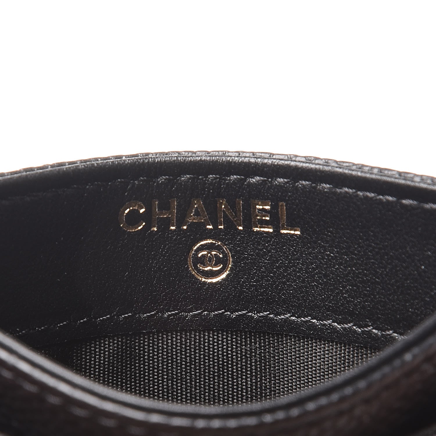 Chanel Caviar Quilted Filigree Card Holder Black 6 of 9