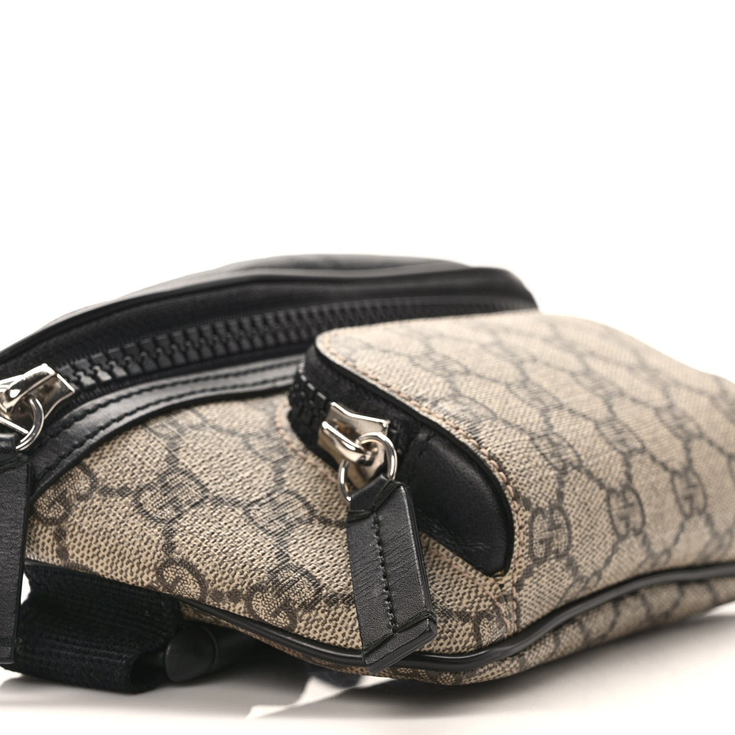 GG Supreme Monogram Belt Bag Black