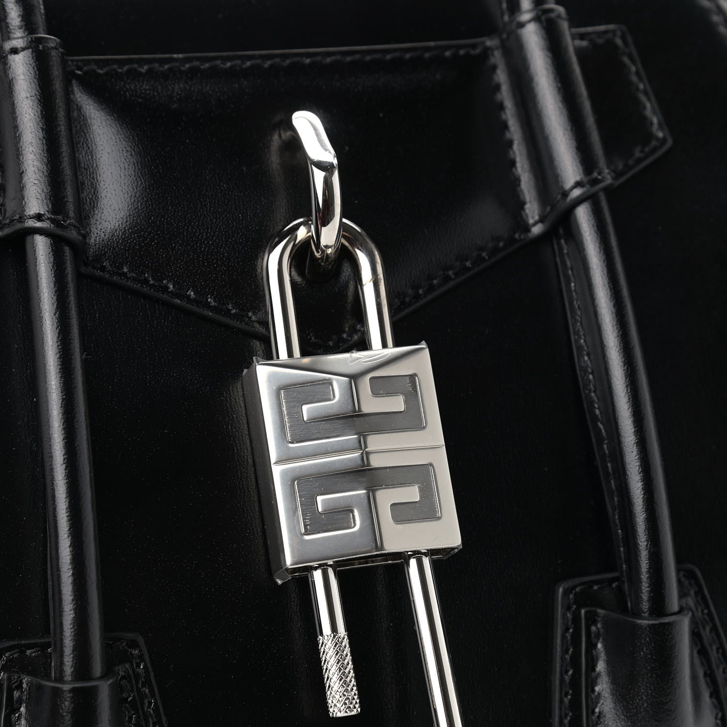 Givenchy Box Calfskin Mini Lock Antigona Black 9 of 9