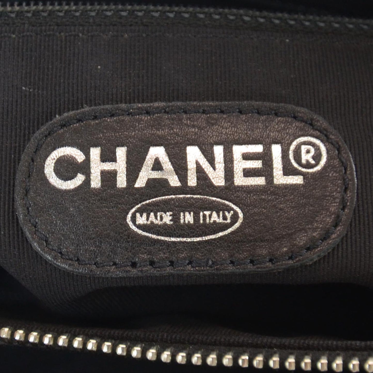 Lambskin Shopping Tote Black