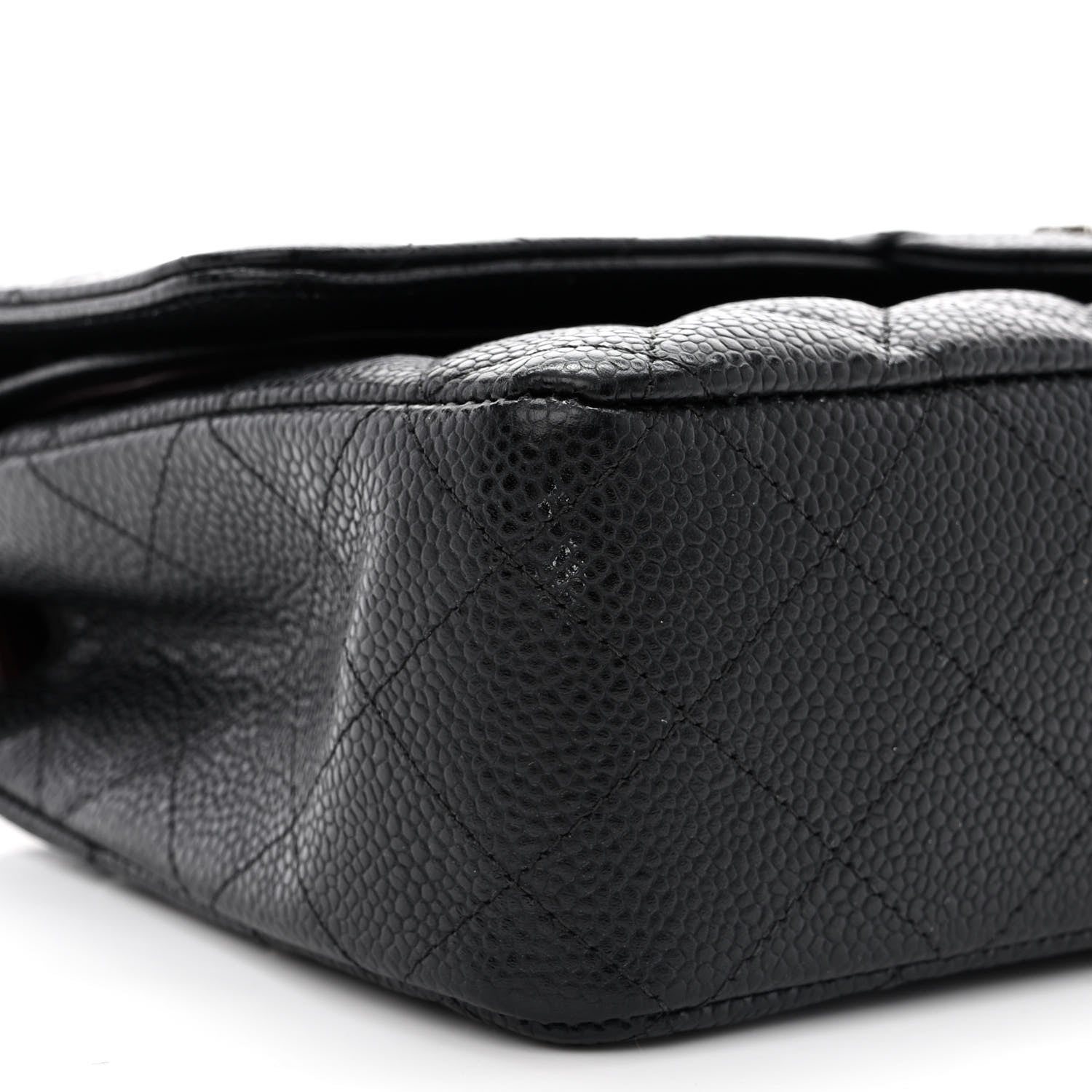 Chanel Caviar Quilted Medium Double Flap Black 9 of 11