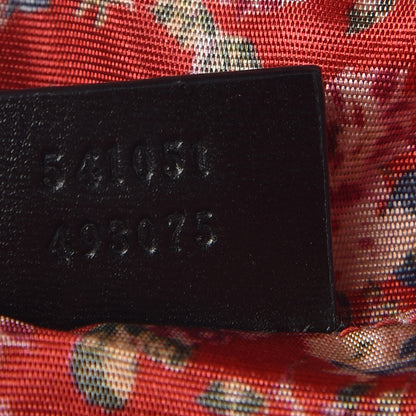Gucci Calfskin Web Trapuntata Small GG Shoulder Bag Black 9 of 9
