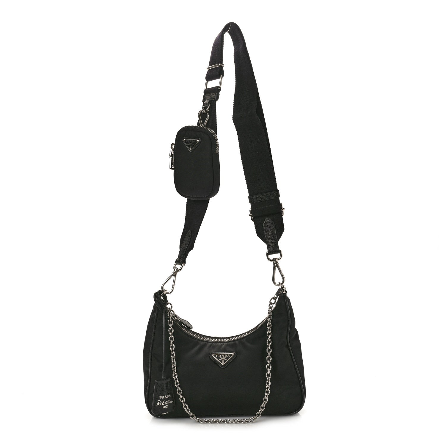 Prada Nylon Re-Edition 2005 Shoulder Bag Black 1 of 10