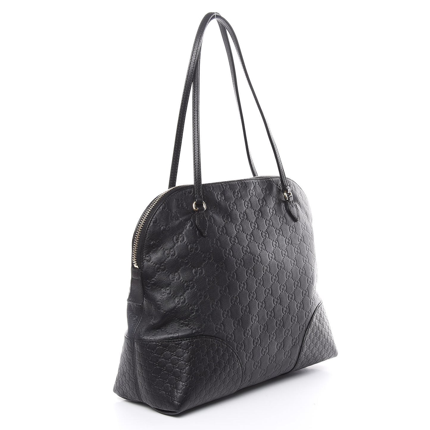 Guccissima Medium Bree Shoulder Bag Black