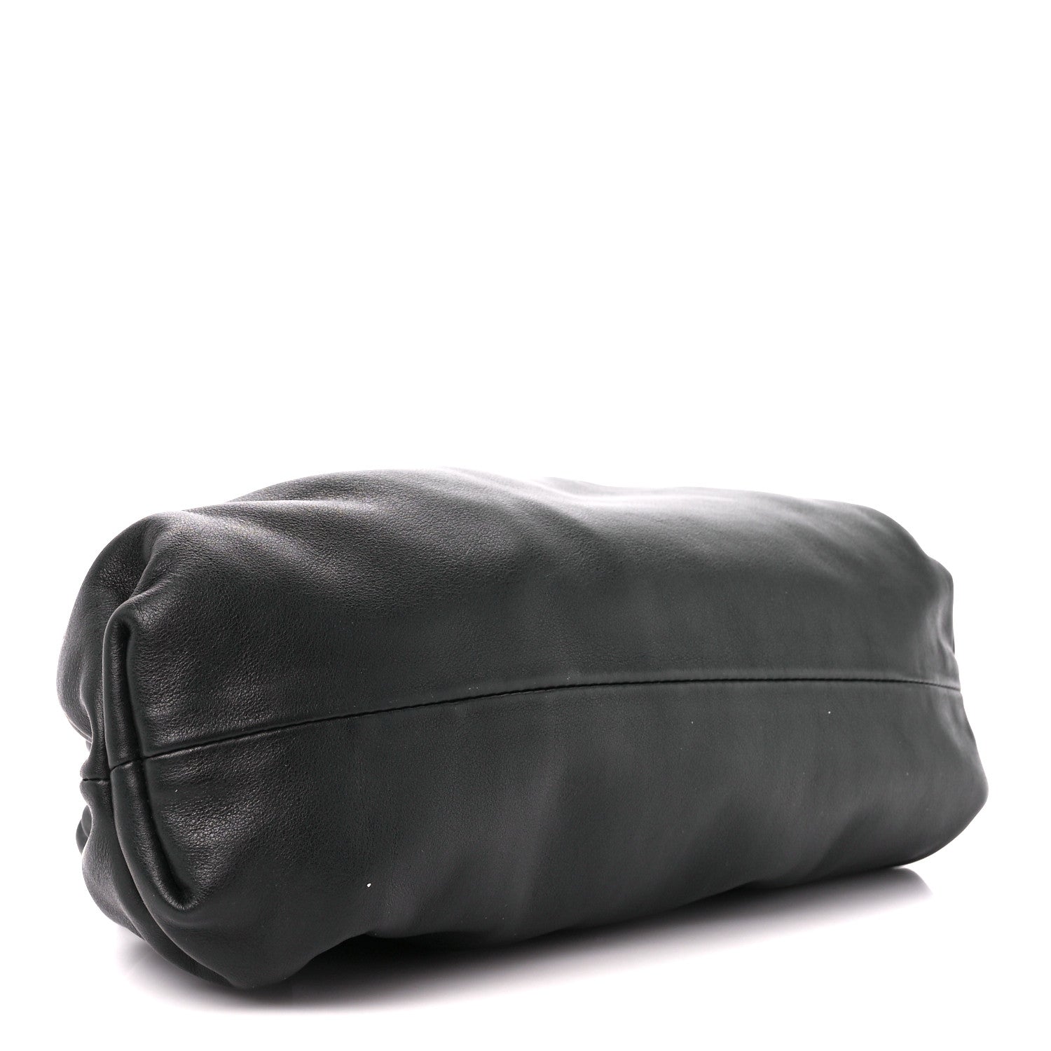 Bottega Veneta Smooth Butter Calf Teen Pouch Black 4 of 11