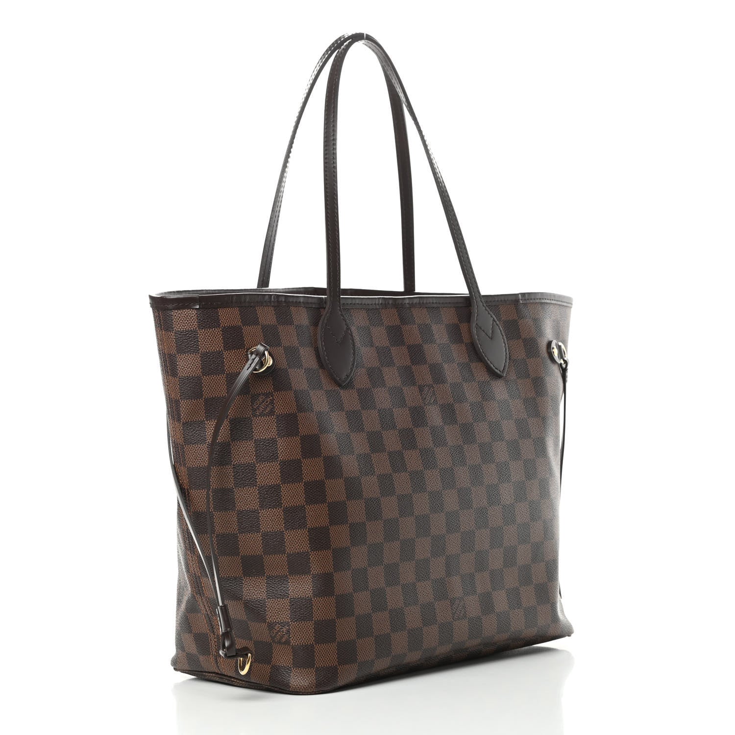 Louis Vuitton Damier Ebene Neo Neverfull MM Rose Ballerine 4 of 13