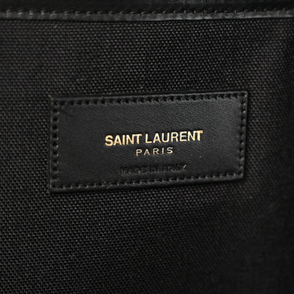 Saint Laurent Velvet Printed Leopard Classic Hunting Backpack Brown 6 of 13
