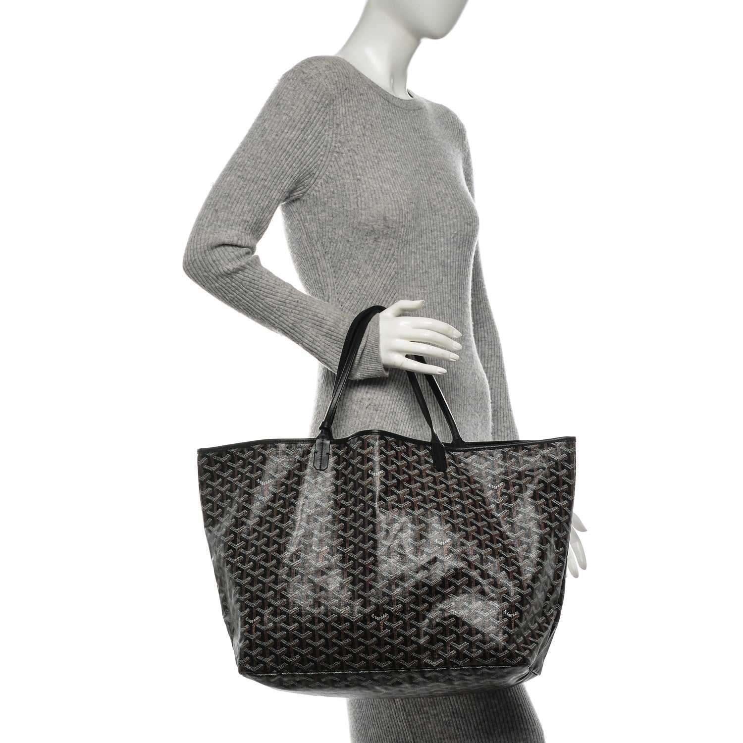 Goyard Goyardine Saint Louis GM Black 2 of 15