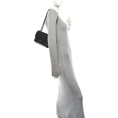 Chanel Metallic Sheepskin Quilted 2.55 Reissue Mini Flap Dark Silver 2 of 10