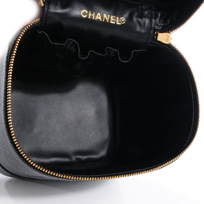 Chanel Caviar Vanity Case Black 5 of 8