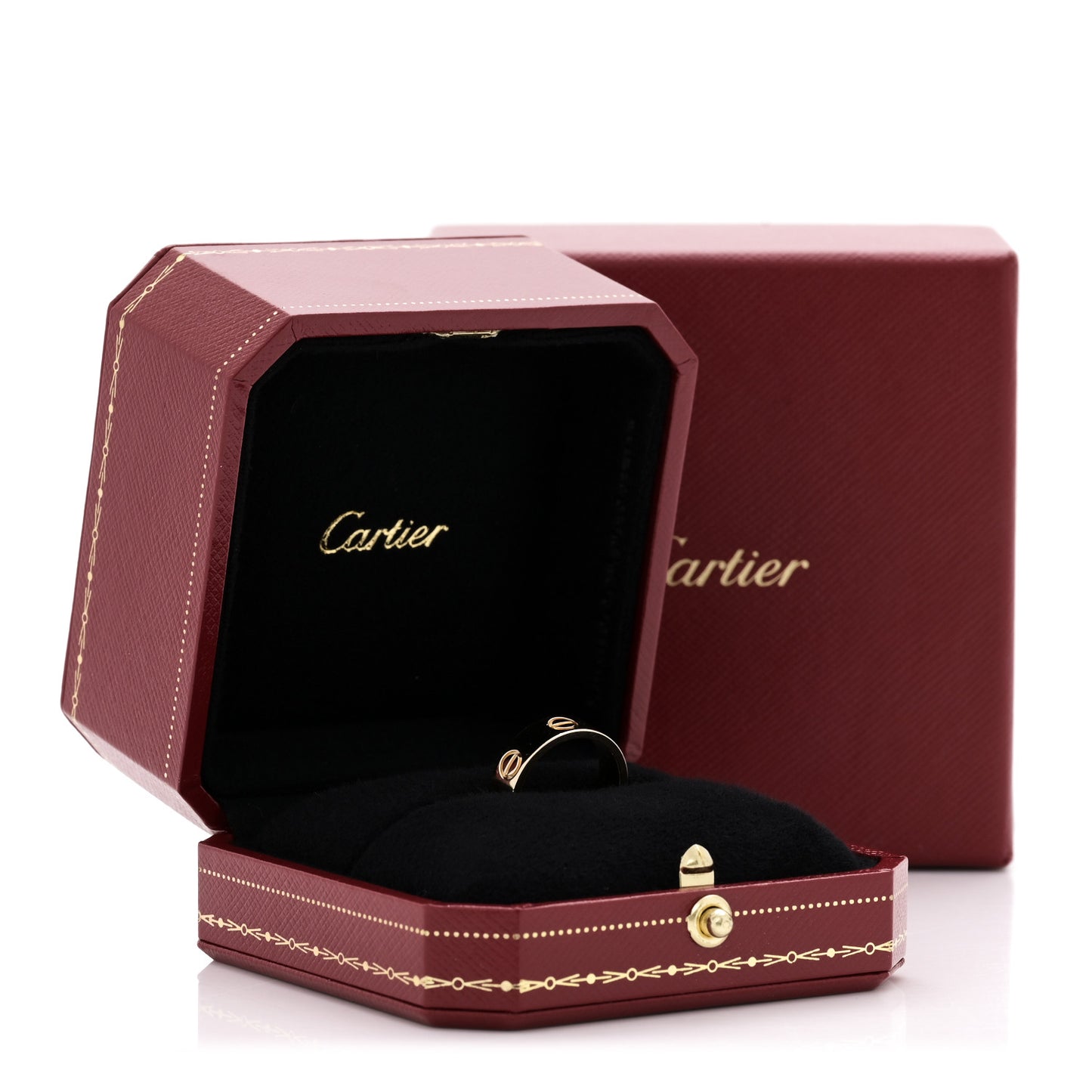 18K Yellow Gold 5.5mm LOVE Ring 49 4.75