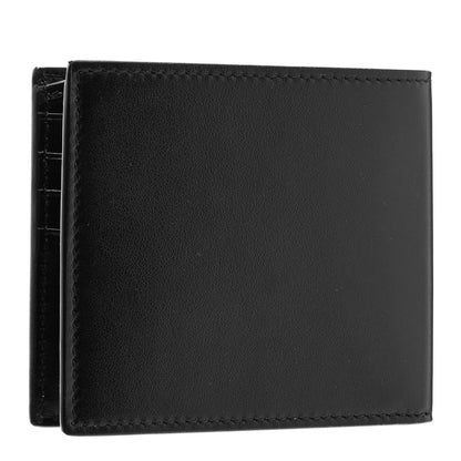 Gucci Plutone Calfskin Logo Bi-Fold Wallet Black 3 of 7