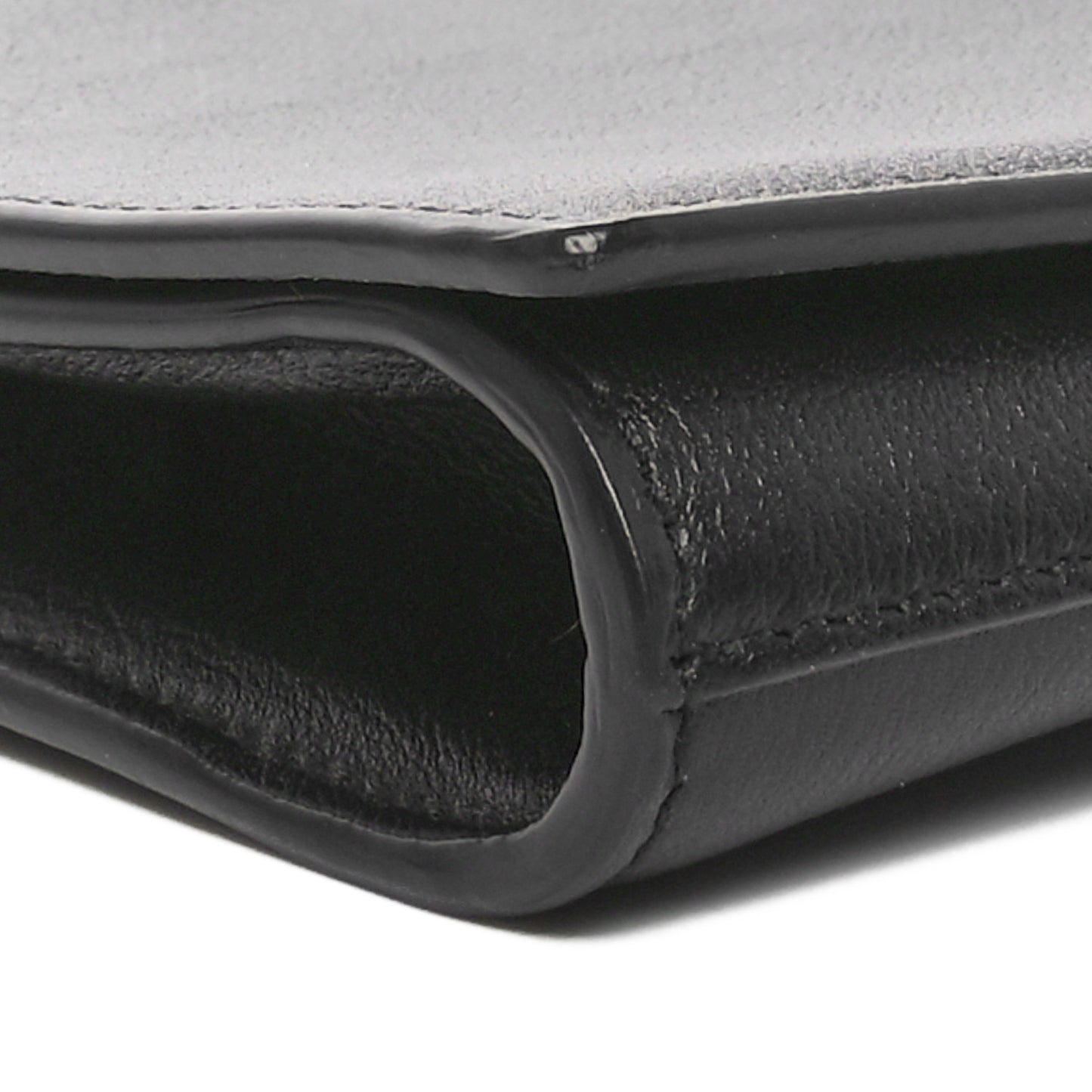 Goatskin Monogram Large Belle De Jour Clutch Black