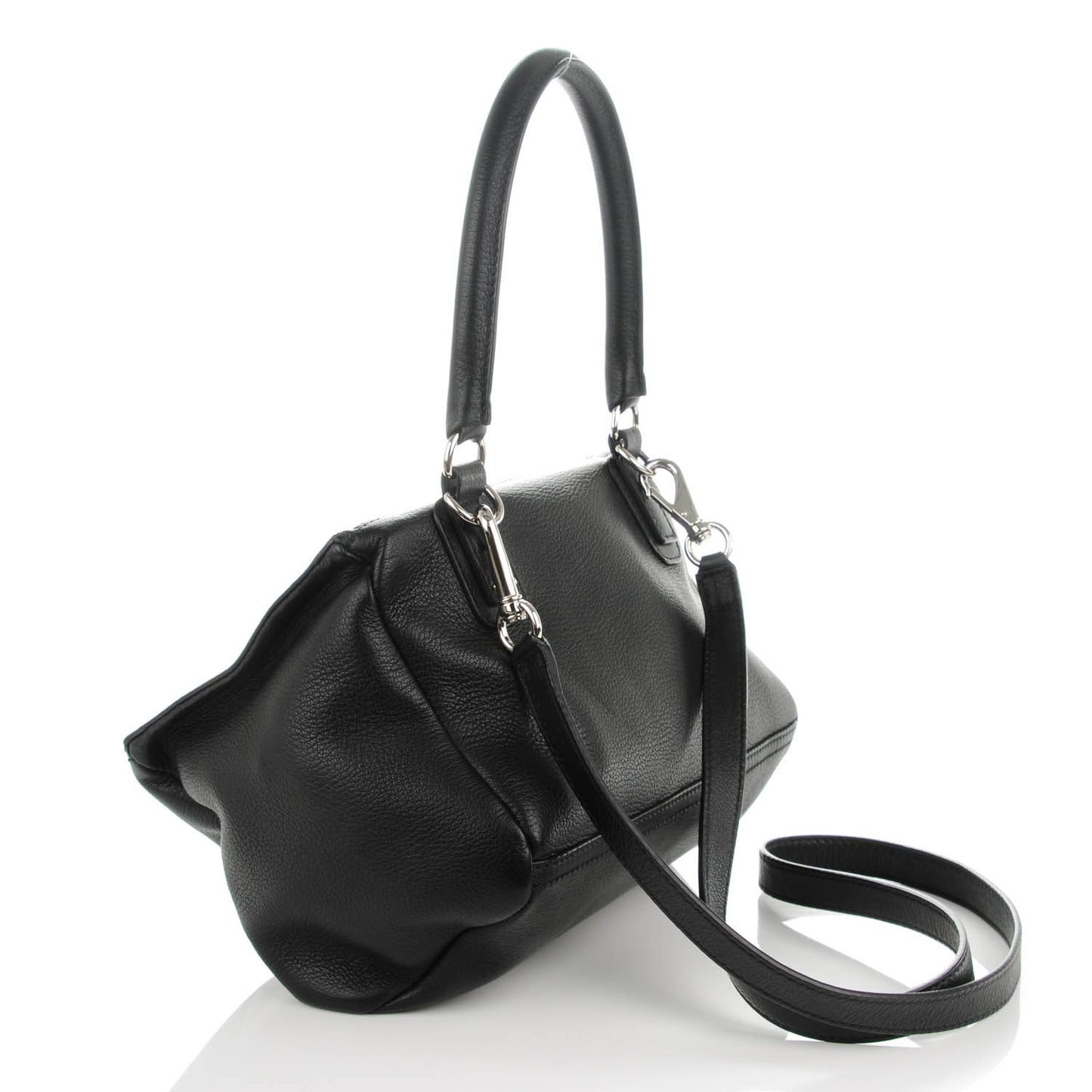 Sugar Goatskin Small Pandora Black