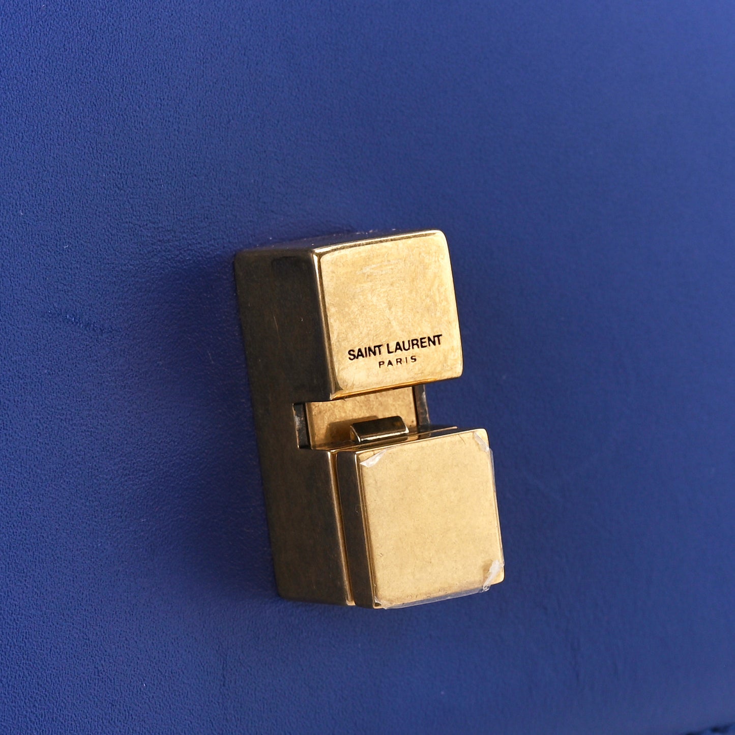 Smooth Calfskin Carre Satchel Royal Blue