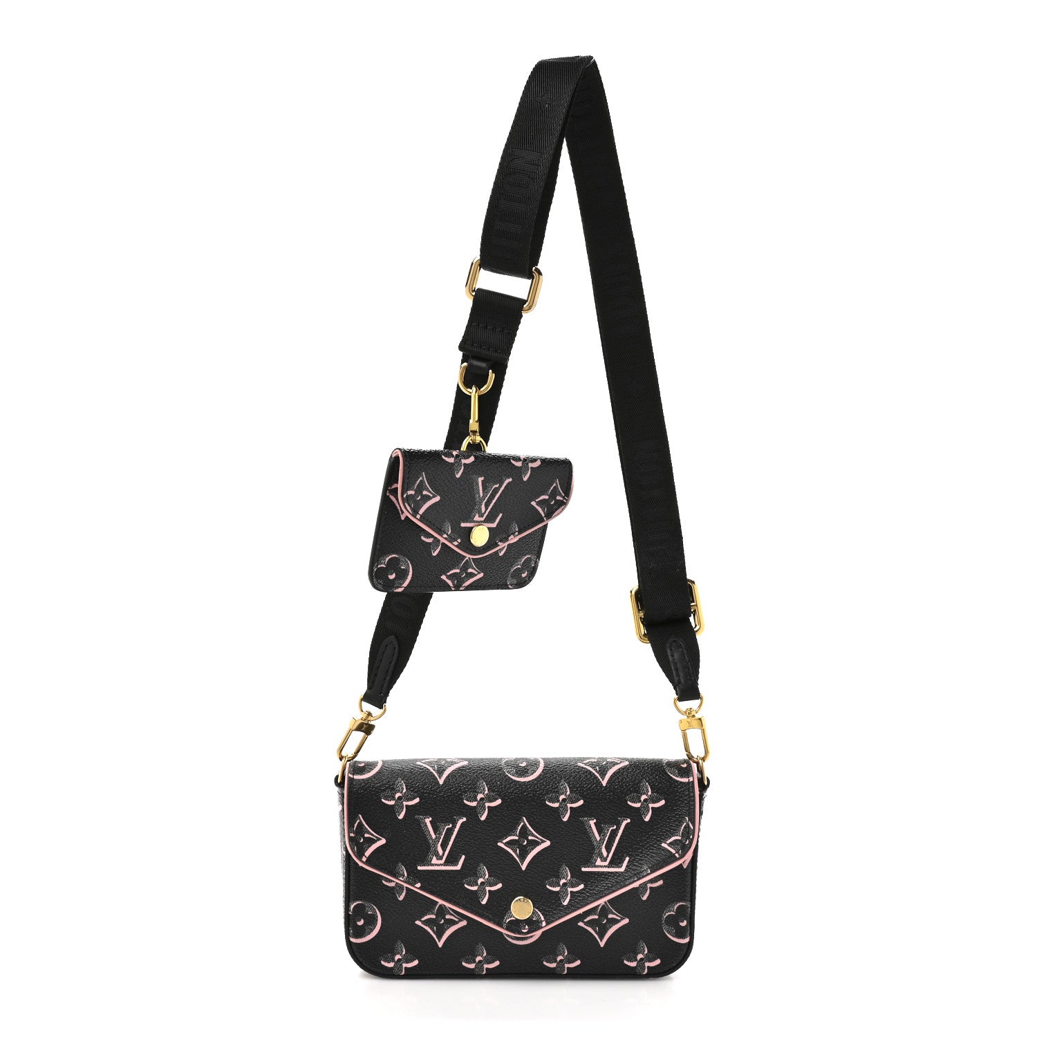 Louis Vuitton Monogram Fall For You Felicie Strap & Go Black 1 of 15