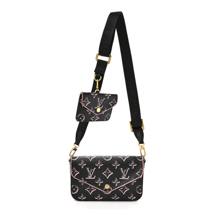 Louis Vuitton Monogram Fall For You Felicie Strap & Go Black 1 of 15