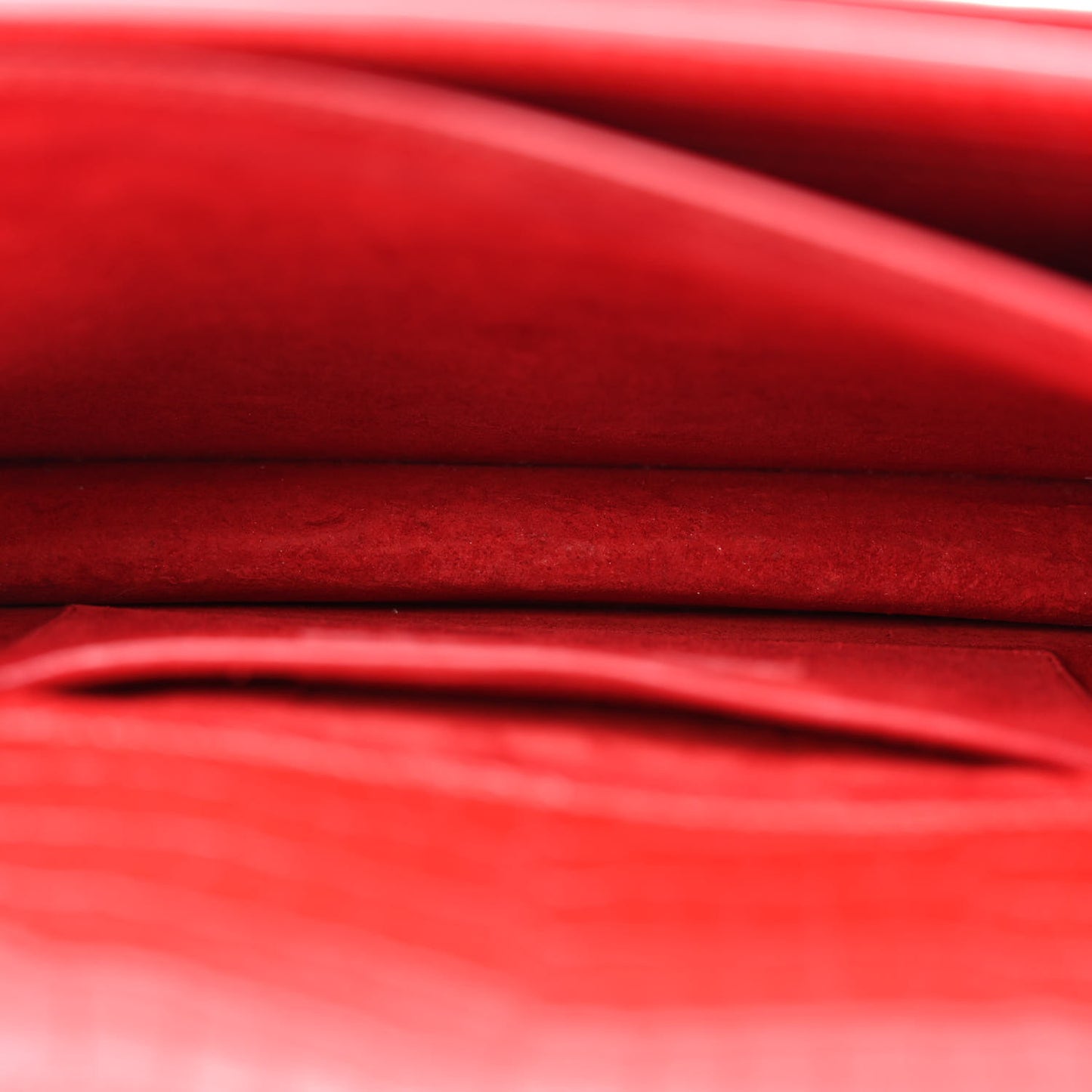 Calfskin Crocodile Embossed Medium Monogram Sunset Rouge Eros