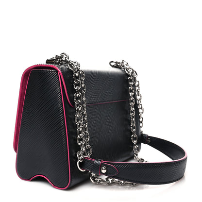 Louis Vuitton Epi Twist Shoulder Bag MM Black Pink 4 of 11