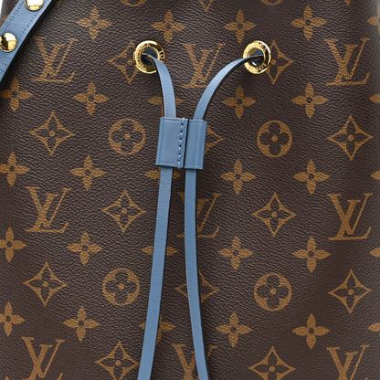 Louis Vuitton Monogram Neonoe MM Blue Jean 6 of 8