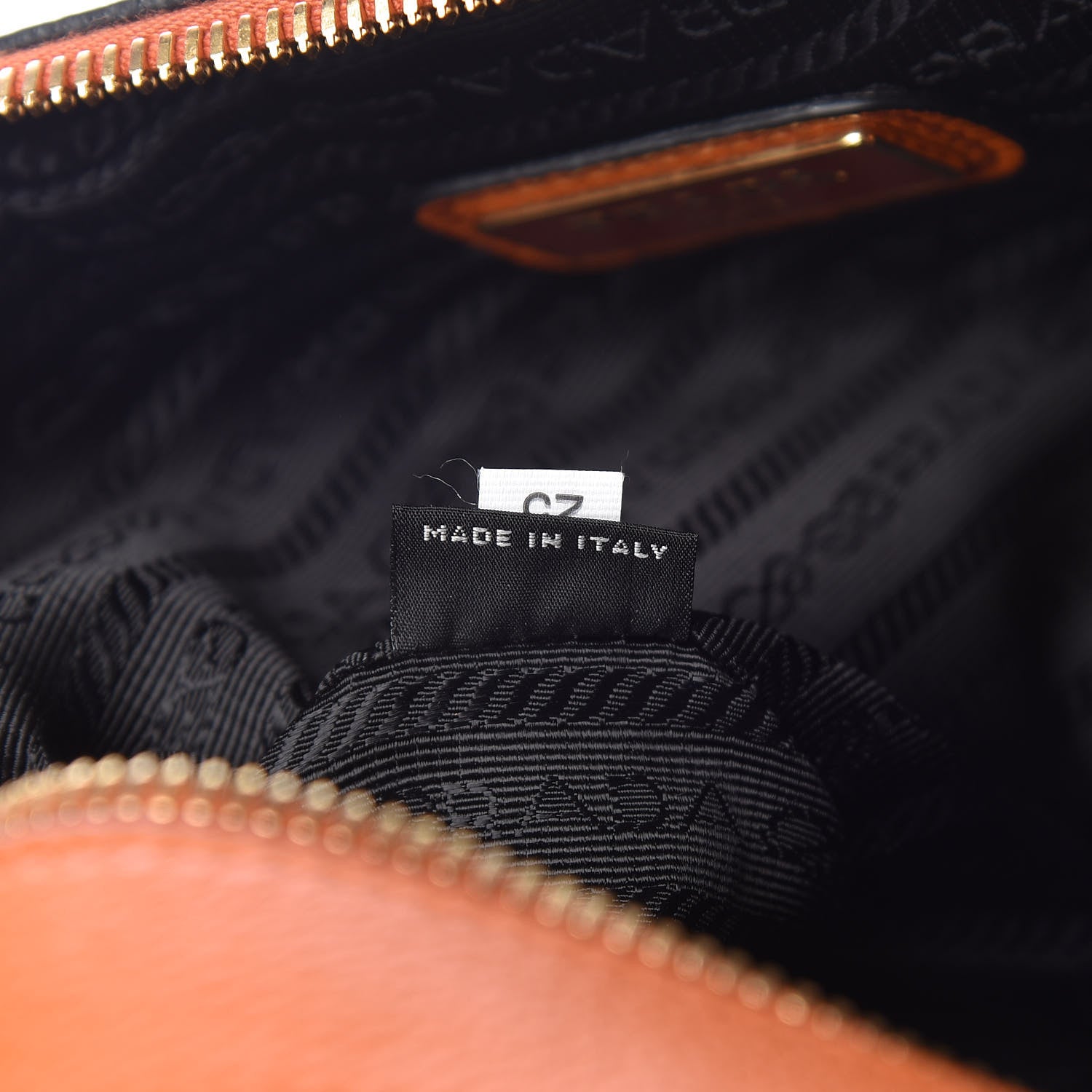 Prada Vitello Daino Medium Double Zip Shoulder Bag Papaya 8 of 15