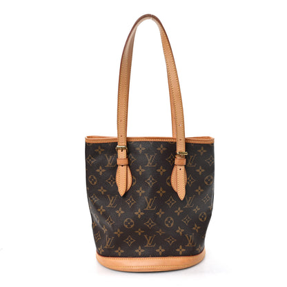 Louis Vuitton Monogram Petit Bucket 23 1 of 10