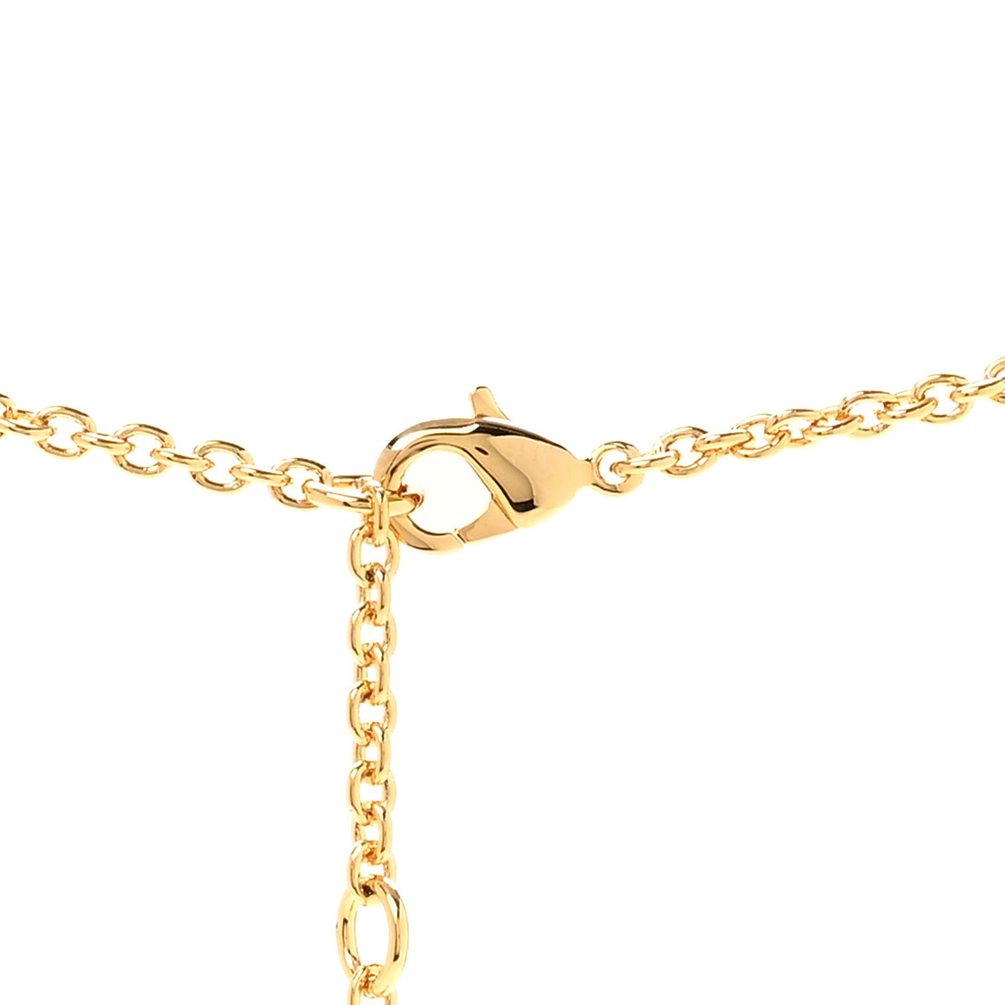 Bronze Baguette Necklace Gold