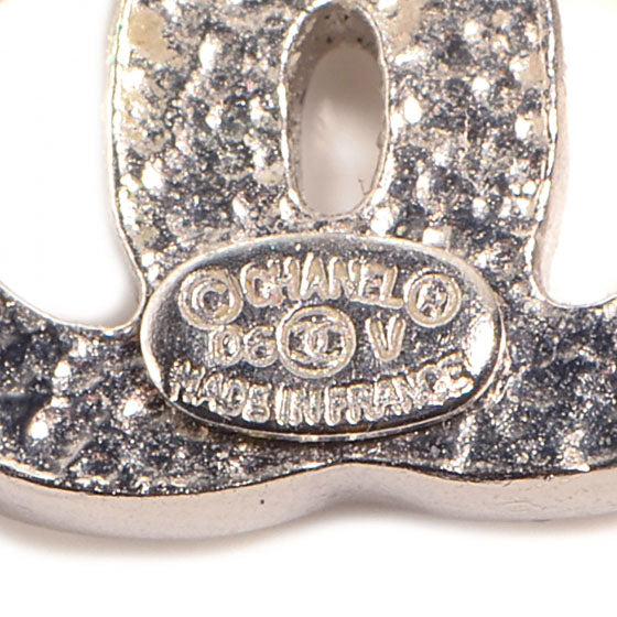 Crystal CC Timeless Earrings Silver
